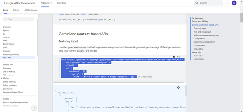gogoe gemini copy curl code