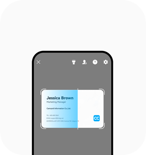 Free AI business card scanning