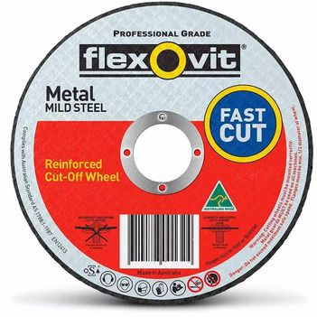 Cutting Disc 180 x 2.5 x 22.23 mm Mild Steel Right Angle Type 41 AO Flexovit 66252841566 main image