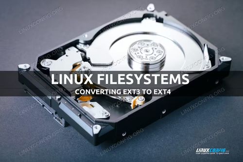 Convert ext3 to ext4 in Linux
