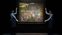 Nazi-Looted Kandinsky Painting Sells for $42 Million at Auction - The New York Times