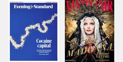 Compelling print magazine covers