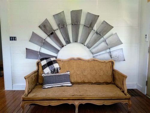 Deconstructed Antique Couch Makes for Unique Piece