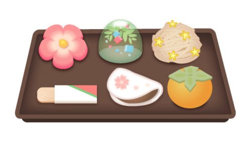 和菓子詰め合わせ 練り菓子,練り切り,上生菓子,和スイーツ,春夏秋冬,生菓子,茶菓子,トレー,お茶菓子,生もののイラスト素材