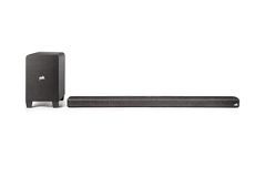 Polk Audio Signa S4D Dolby Atmos 3.1.2 Sound Bar System (Online Exclusive Finish), Wireless Subwoofer, Exclusive VoiceAdjust & BassAdjust Technology, Bluetooth, HDMI eARC, Supports 8K, 4K & HD TVs