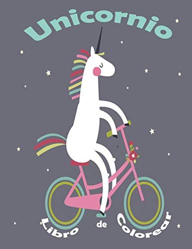 Unicornio Libro de Colorear: Enfriar libro para colorear con unicornio Dibujos de alta calidad Papel perforado