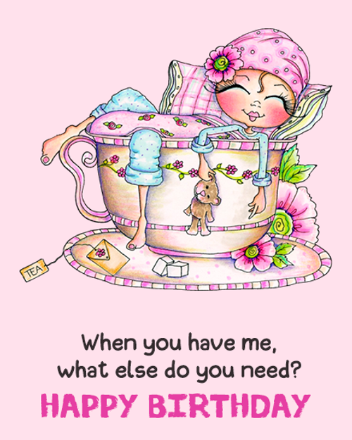 Have Me online Birthday For Her Card