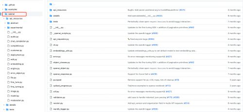 openai-python 库的老的代码版本