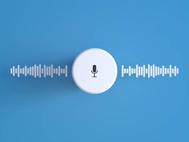 assistant smart speaker with artificial intelligence concept - ai assistant stock pictures, royalty-free photos & images