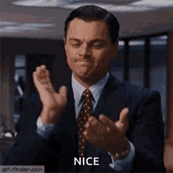 Leonardo Dicaprio Clap GIF