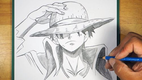 How To Sketch Luffy, Luffy Drawing Tutorial, Anime Luffy Drawing, How To Draw Luffy Step By Step, Luffy Trace, How To Draw Monkey D Luffy Step By Step, Luffy Drawing Pencil Easy, Monkey D Luffy Drawing Pencil, Drawing Of Luffy
