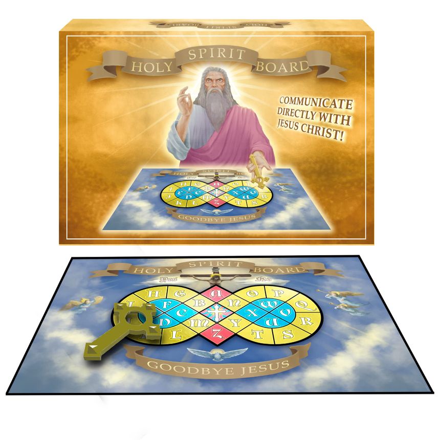 The Holy Spirit Board by Holy Spirit Games - Christian Religious Talking Board for Seance with Planchette