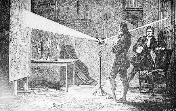 Isaac Newton Demonstrating His Spectrum