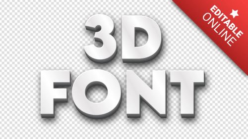 Gerador de fontes 3D