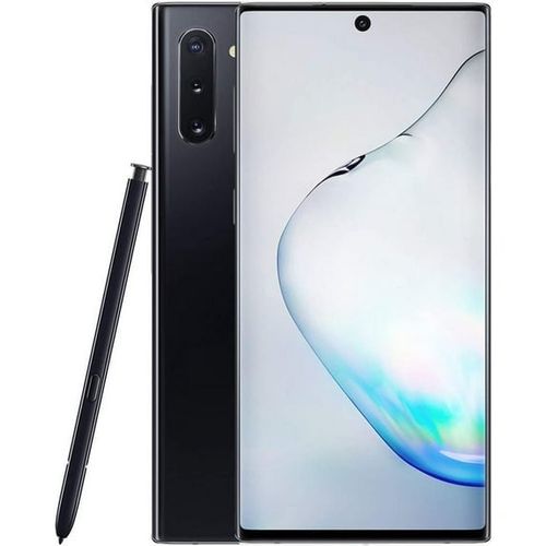 Restored Samsung N970U Galaxy Note 10 256GB Fully Unlocked Phone Aura Black (LCD DOT) (Refurbished)