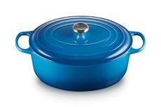 Le Creuset Enameled Cast Iron Signature Oval Dutch Oven, 9.5 qt., Marseille