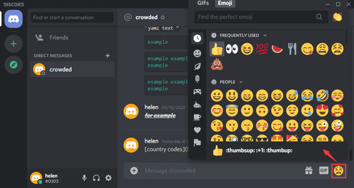 Discord Emoji Picker