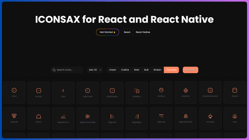 Iconsax for React Native