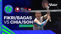 Men’s Doubles: Muhammad Shohibul Fikri/Bagas Maulana (INA) vs Aaron Chia/Soh Wooi Yik (MAS) - Highlights | Yonex All England Open Badminton Championships | Vidio