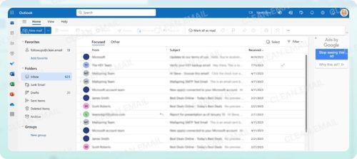 Outlook best free business email address