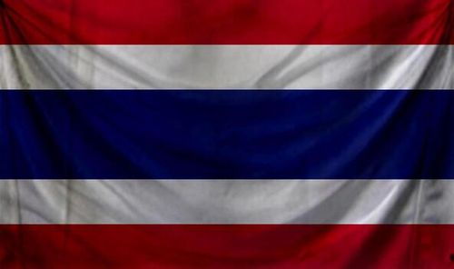 Thailand flag wave design photo