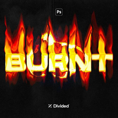 Burnt Flaming Text Effect