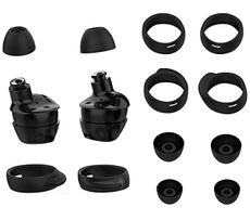 ALXCD Replacement Eartips Earhooks Kit for Galaxy Buds Headphone, S/M/L 3 Pairs Silicone Earbud Tips, S M L 3 Pairs Earhooks, Fit for Galaxy Buds SM-R170 Headphone, S M L