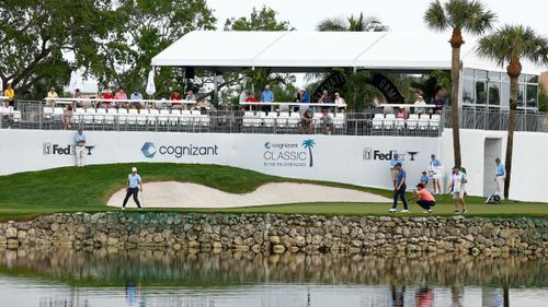 The 15th green at PGA National