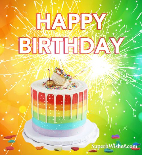 Beautiful Happy Birthday GIF