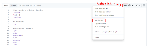 GitHub single file download 2