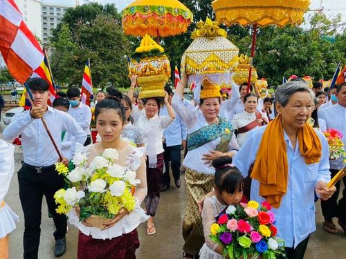 Thiệp Lễ Dâng Y Khmer