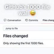 r/github - “Only showing the first 1000 files.” Oh cool, guess I didn’t need to review the rest anyway 🙃