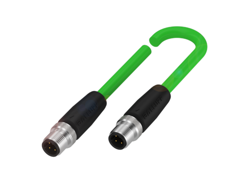 Connector with cable BCC M414-M414-6D-331-PS54N2-100