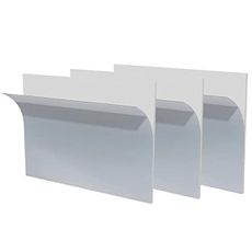 PIAOLGYI 3 Pcs Replacement Shelf for IKEA Detolf, Acrylic Rectangle Extra Shelves Accessories Compatible with IKEA Detolf Glass Cabinet,11" x 15"x 1/3" Thick (8mm)