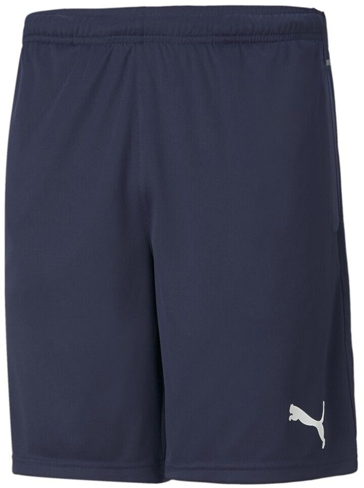 PUMA Herren teamRISE Training Shorts, Peacoat White, 3XL