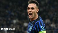 Inter Milan 3-0 Slavia Prague: Lautaro Martinez scores twice in easy Inter win - BBC Sport