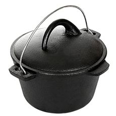 Cajun Cookware Dutch Ovens 1 Quart Cast Iron Dutch Oven