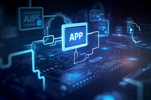 科技感API应用程序编程接口高清图片