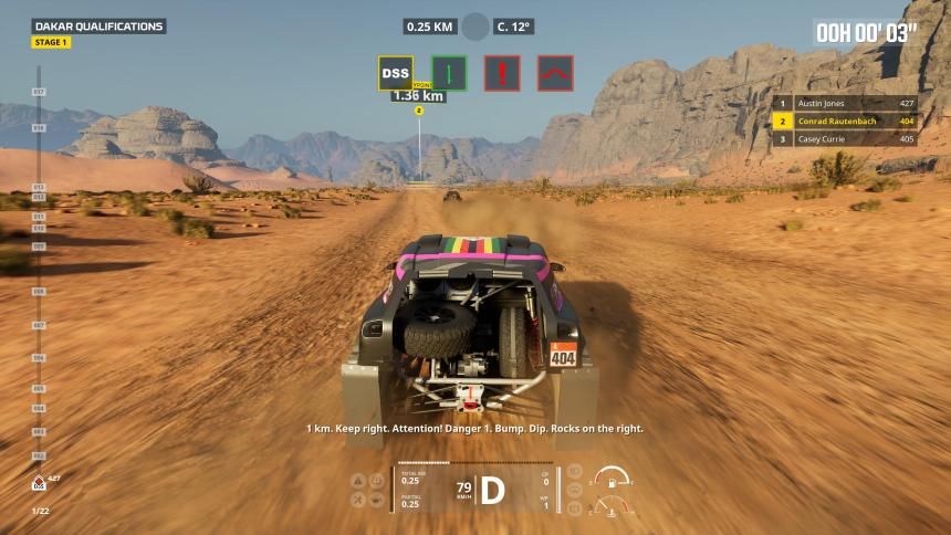 Dakar Desert Rally Directions