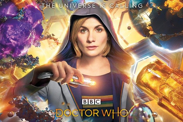 Jodie Whittaker in a Doctor Who series 11 poster (BBC, HF)