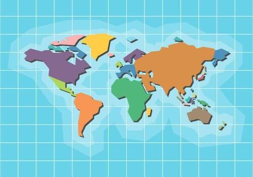 Free World Map Vector