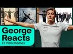 r/formula1 - George Reacts to his F1 Intro Pose Memes!
