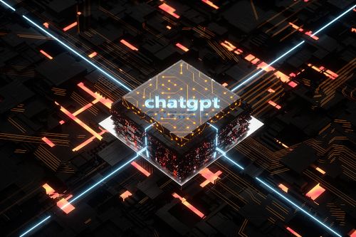 3D人工智能和芯片图片下载