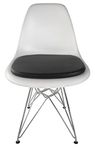 Walbea Retro Cushion for Eames Molded Plastic Side Chair
