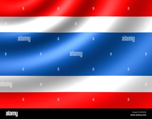 Thailand flag - Stock Image