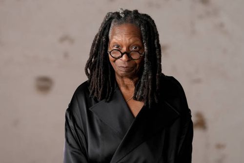 Whoopi Goldberg attends the AMI - Alexandre Mattiussi Menswear Fall-Winter 2025/2026 show as part of Paris Fashion Week on January 22, 2025 in Paris,...