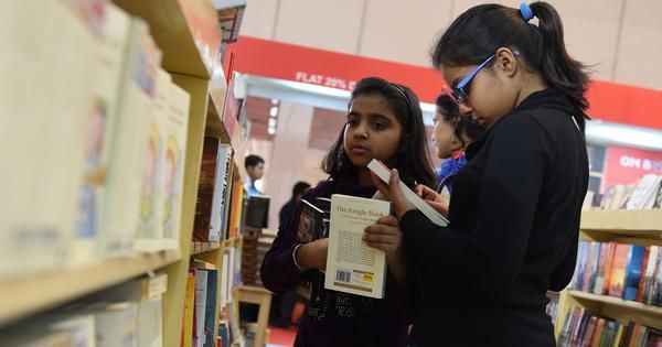 Checking ISBN on an authentic book in Delhi