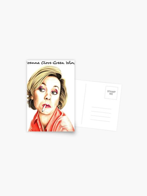 Postcard, Pippa Haywood plays Joanna Clore from Green Wing designed and sold by mags0412