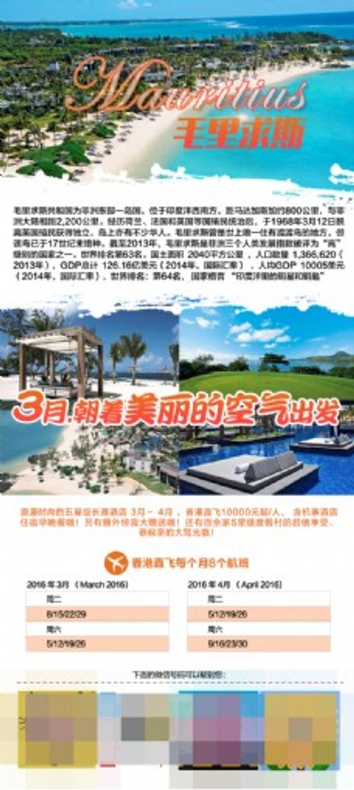 海岛旅游旅行团地接宣传单