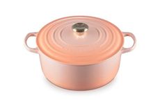 Le Creuset Enameled Cast Iron Signature Round Dutch Oven, 5.5 qt., Peche